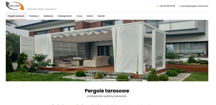 Pergole tarasowe